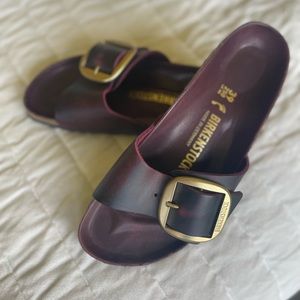 Birkenstock Madrid Big Buckle - Burgundy